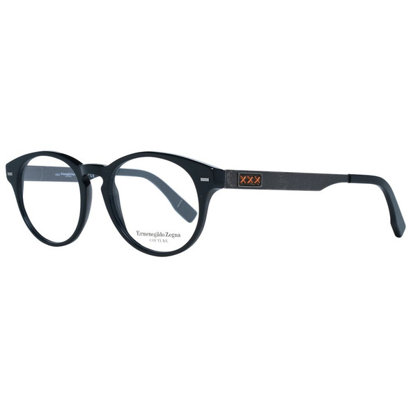 Ermenegildo Zegna Black Men Optical Frames ER-1038906 Ermenegildo Zegna Black Men Optical Frames ER-1038906