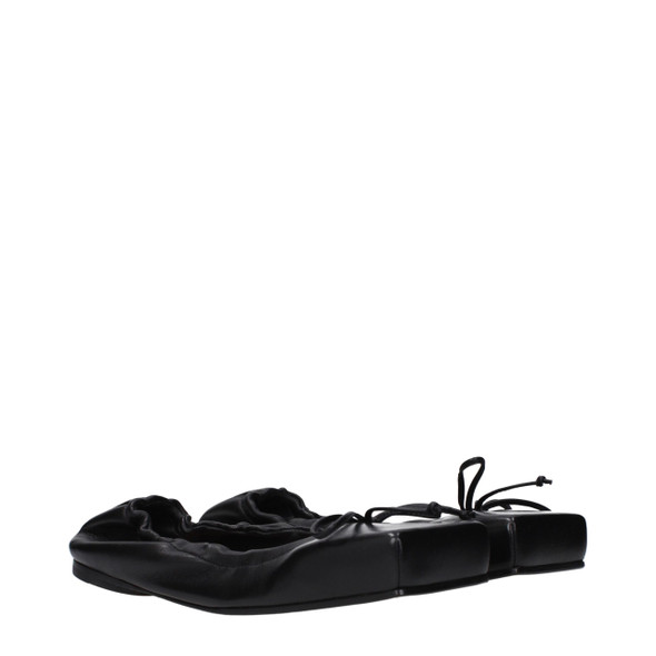 Jacquemus Black Leather Ballet Flats Jacquemus Black Leather Ballet Flats