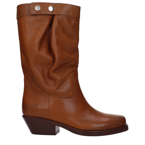 Isabel Marant Brown Leather Ankle Boots IS10031429353737BT Isabel Marant Brown Leather Ankle Boots IS10031429353737BT