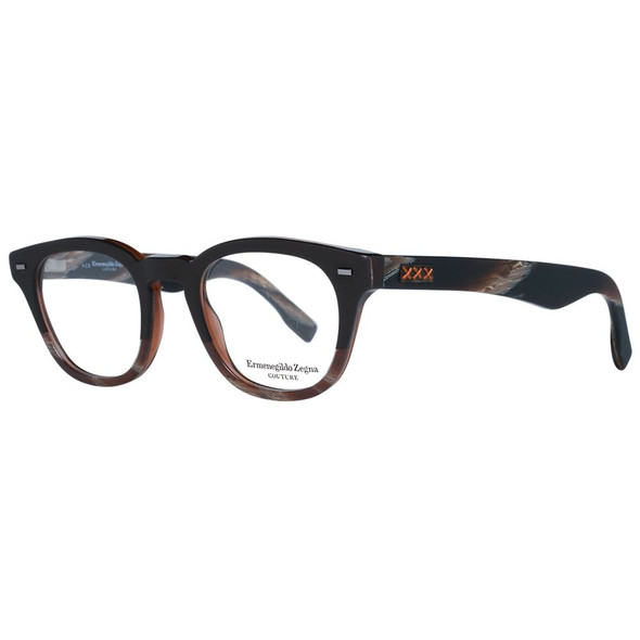 Ermenegildo Zegna Brown Men Optical Frames ER-1038910 Ermenegildo Zegna Brown Men Optical Frames ER-1038910