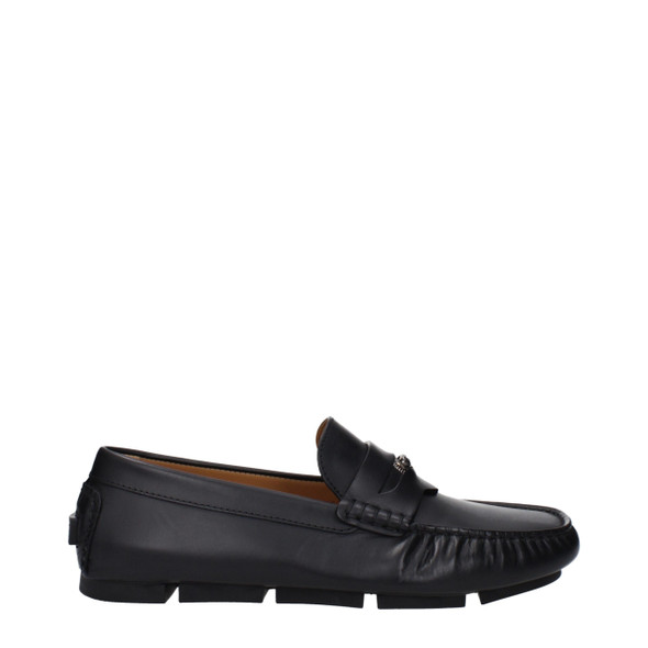 Black Leather Slip-On Loafers VE14884883169545BT Black Leather Slip-On Loafers VE14884883169545BT