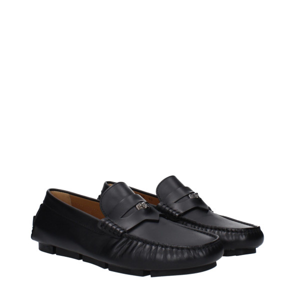 Black Leather Slip-On Loafers VE14884883169545BT Black Leather Slip-On Loafers VE14884883169545BT