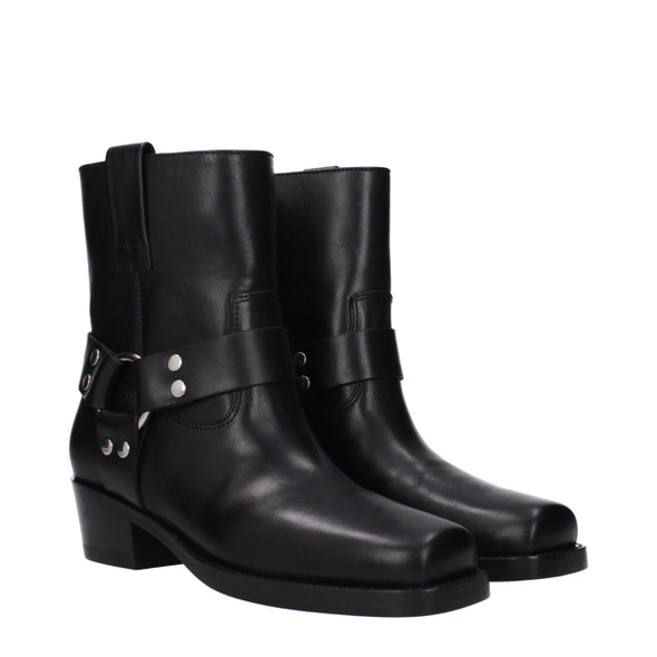 Paris Texas Black Leather Ankle Boots PA15039017582857BT Paris Texas Black Leather Ankle Boots PA15039017582857BT