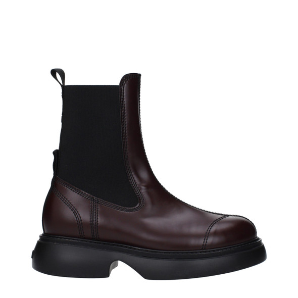 Brown Leather Ankle Boots GA15063703191817BT Brown Leather Ankle Boots GA15063703191817BT