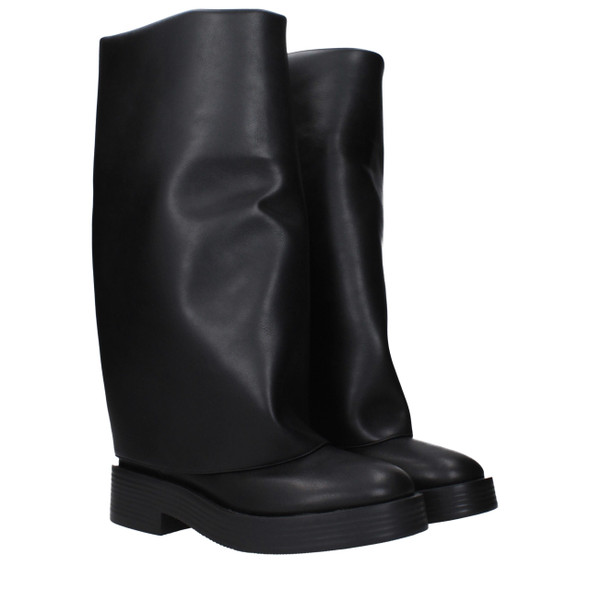 Casadei Black Leather Boots Casadei Black Leather Boots