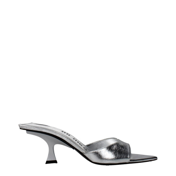 Gray Leather Stiletto Heels Sandals TH15065384288521BT Gray Leather Stiletto Heels Sandals TH15065384288521BT