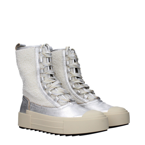 Philippe Model Gray Leather Ankle Boots PH15068716826889BT Philippe Model Gray Leather Ankle Boots PH15068716826889BT