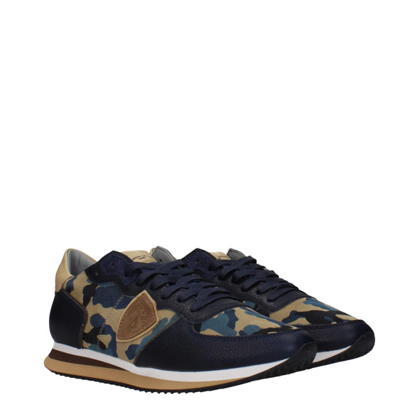 Blue Leather Low Tops PH15084675563785BT Blue Leather Low Tops PH15084675563785BT