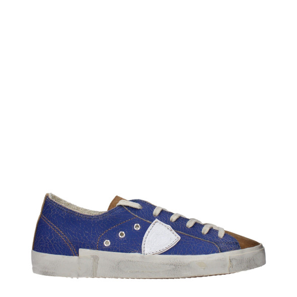 Blue Leather Low Tops PH15087004745993BT Blue Leather Low Tops PH15087004745993BT