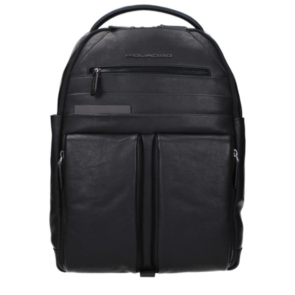 Piquadro Black Leather Backpacks PI15161413042441BT Piquadro Black Leather Backpacks PI15161413042441BT