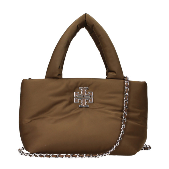 Tory Burch Brown Fabric Handbags Tory Burch Brown Fabric Handbags