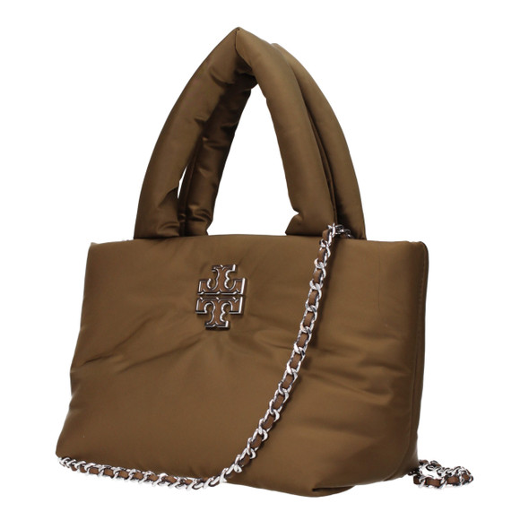 Tory Burch Brown Fabric Handbags Tory Burch Brown Fabric Handbags
