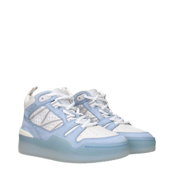 Moncler White Leather High Tops Moncler White Leather High Tops
