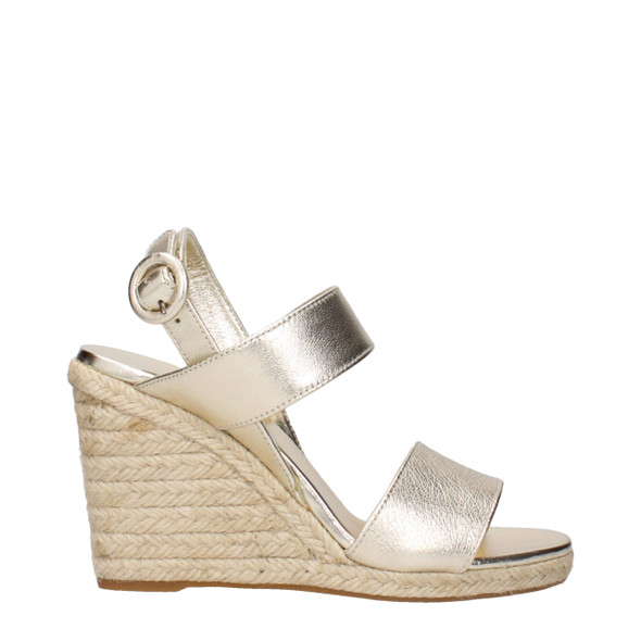 Gold Leather Wedges Sandals Gold Leather Wedges Sandals