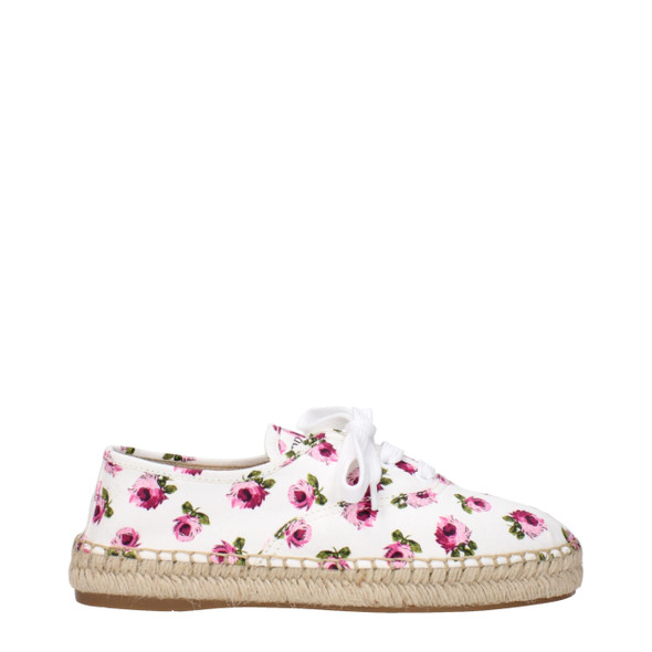 Prada White Fabric Espadrilles Prada White Fabric Espadrilles