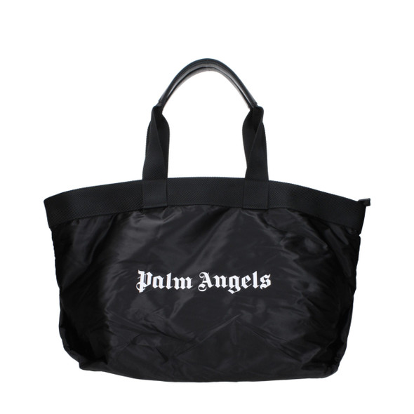 Palm Angels Black Fabric Shoulder Bags Palm Angels Black Fabric Shoulder Bags