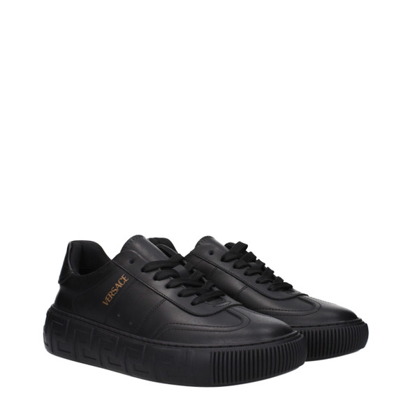Black Leather Low Tops VE15201373061385BT Black Leather Low Tops VE15201373061385BT
