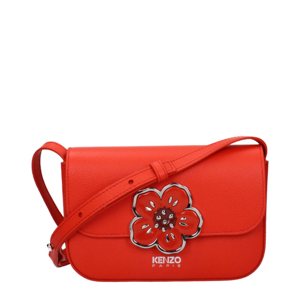 Kenzo Red Leather Crossbody Bags Kenzo Red Leather Crossbody Bags