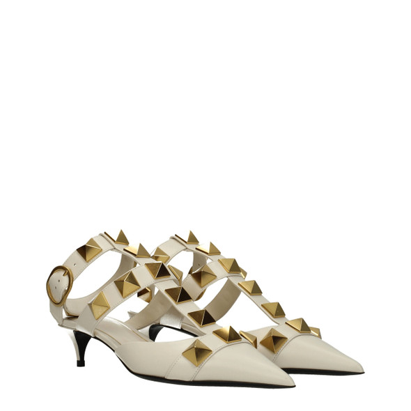 Valentino Garavani Beige Leather Stiletto Heels Sandals Valentino Garavani Beige Leather Stiletto Heels Sandals