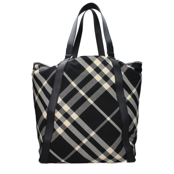 Burberry Black Fabric Shoulder Bags Burberry Black Fabric Shoulder Bags