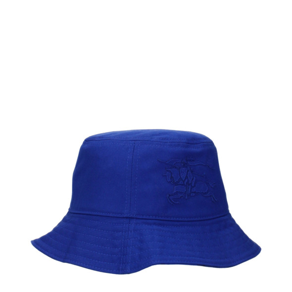 Burberry Blue Fabric Bucket Hats Burberry Blue Fabric Bucket Hats