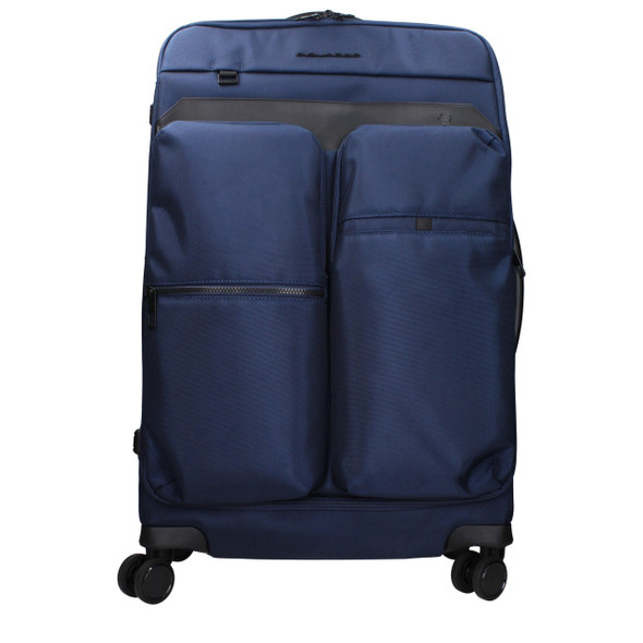 Piquadro Blue Fabric Luggage And Travel PI15217223663881BT Piquadro Blue Fabric Luggage And Travel PI15217223663881BT