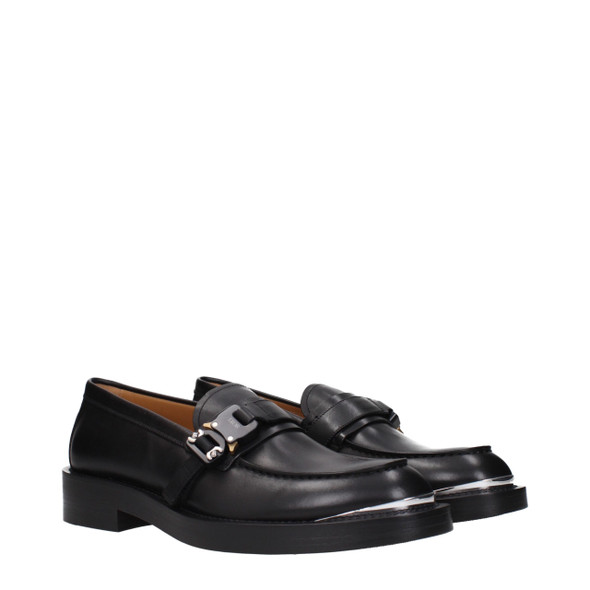 Christian Dior Black Leather Slip-On Loafers Christian Dior Black Leather Slip-On Loafers