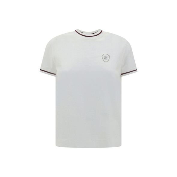 Brunello Cucinelli Logoed T-Shirt BRM0T81VD110CGV62BB Brunello Cucinelli Logoed T-Shirt BRM0T81VD110CGV62BB