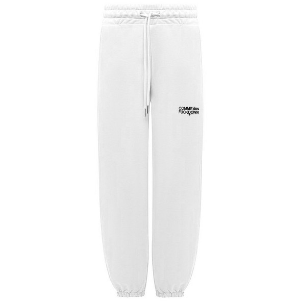 Comme Des Fuckdown White Cotton Jeans & Pant CO-15809 Comme Des Fuckdown White Cotton Jeans & Pant CO-15809