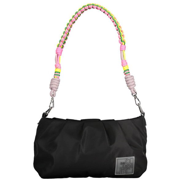 Desigual Black Polyester Handbag DE-19526 Desigual Black Polyester Handbag DE-19526