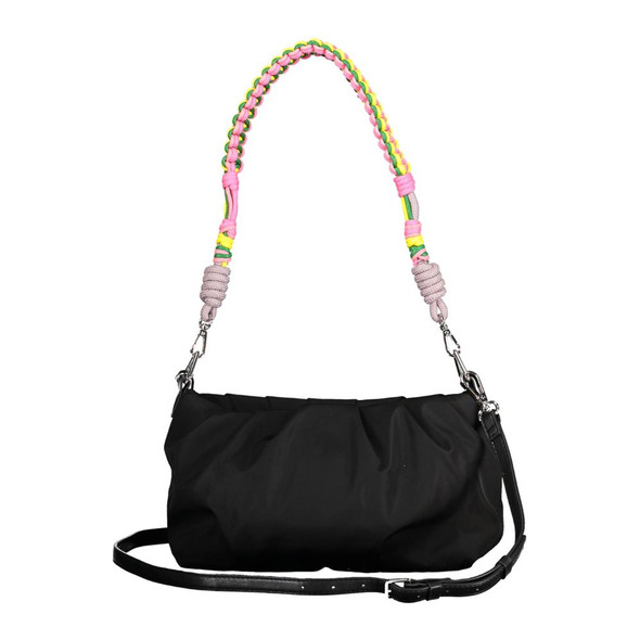 Desigual Black Polyester Handbag DE-19526 Desigual Black Polyester Handbag DE-19526