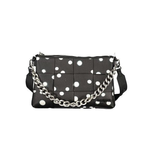 Desigual Black Polyethylene Handbag DE-28972 Desigual Black Polyethylene Handbag DE-28972