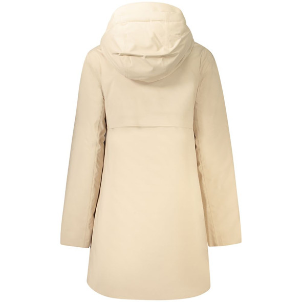K-WAY Beige Polyester Jackets & Coat KW-34213 K-WAY Beige Polyester Jackets & Coat KW-34213
