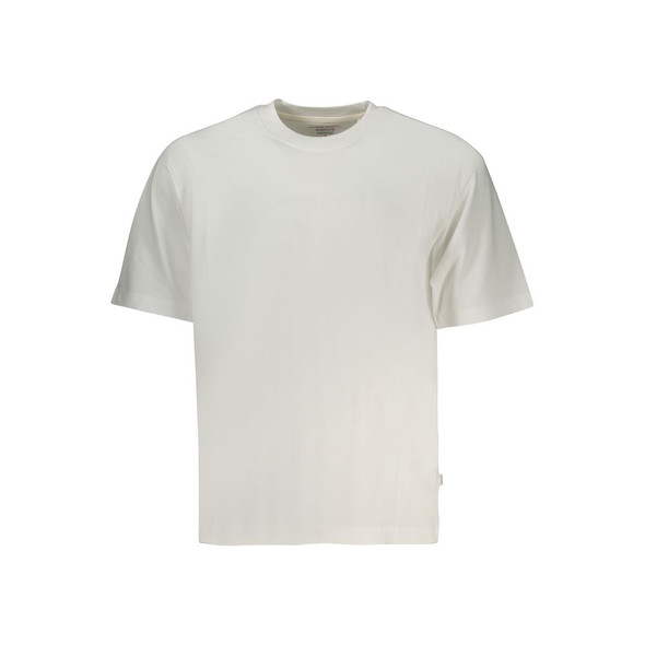 Guess Jeans White Cotton Men T-Shirt GU-32467 Guess Jeans White Cotton Men T-Shirt GU-32467