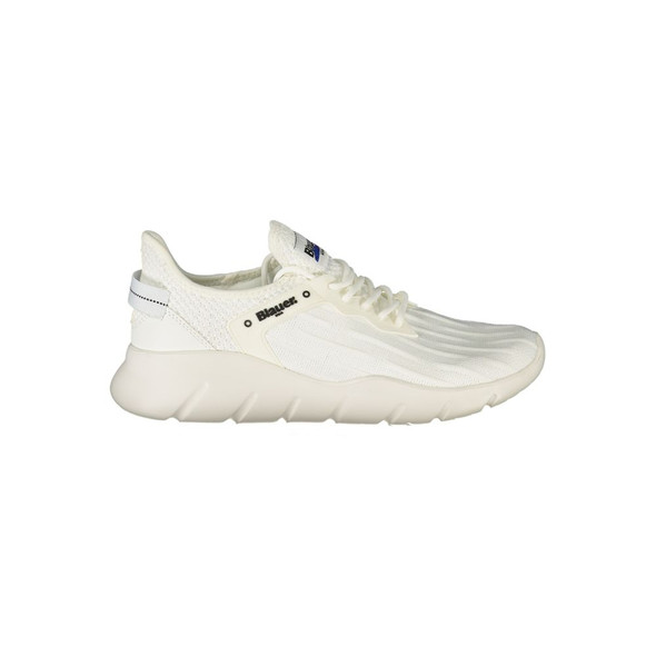Blauer White Polyester Men Sneaker Blauer White Polyester Men Sneaker