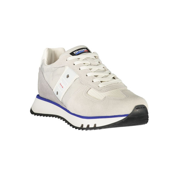 Blauer Gray Leather Men Sneaker Blauer Gray Leather Men Sneaker