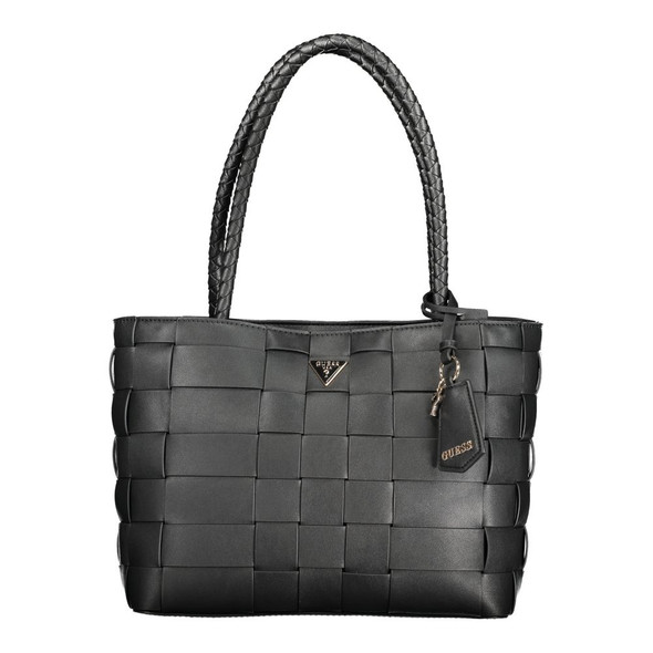 Guess Jeans Black Polyethylene Women Handbag GU-39283 Guess Jeans Black Polyethylene Women Handbag GU-39283