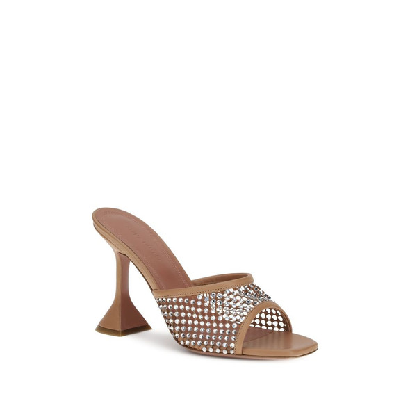 Amina Muaddi Lupita Crystal Sandals AM14S364308LUPLATTEWHITEBB Amina Muaddi Lupita Crystal Sandals AM14S364308LUPLATTEWHITEBB
