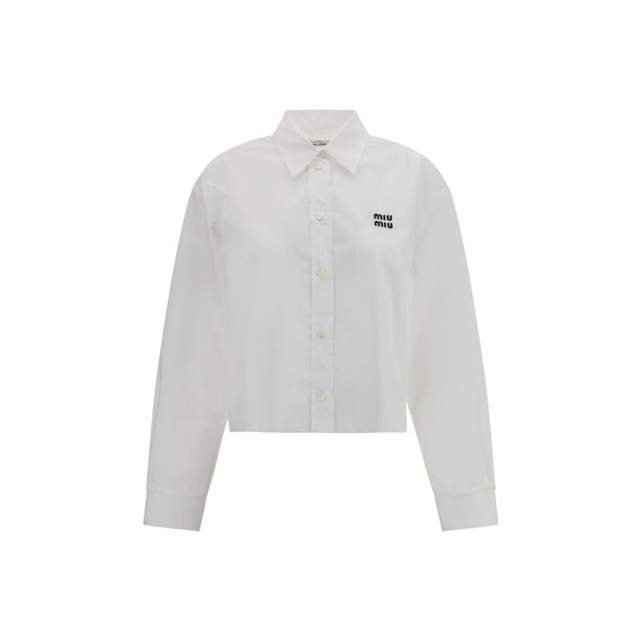 Miu Miu Cropped Shirt Miu Miu Cropped Shirt
