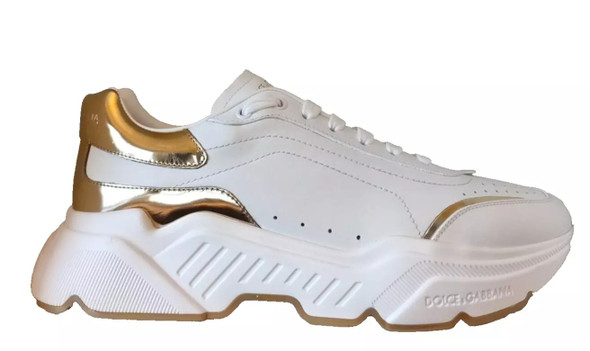 White Gold DAYMASTER Leather Sneakers Mens Shoes White Gold DAYMASTER Leather Sneakers Mens Shoes