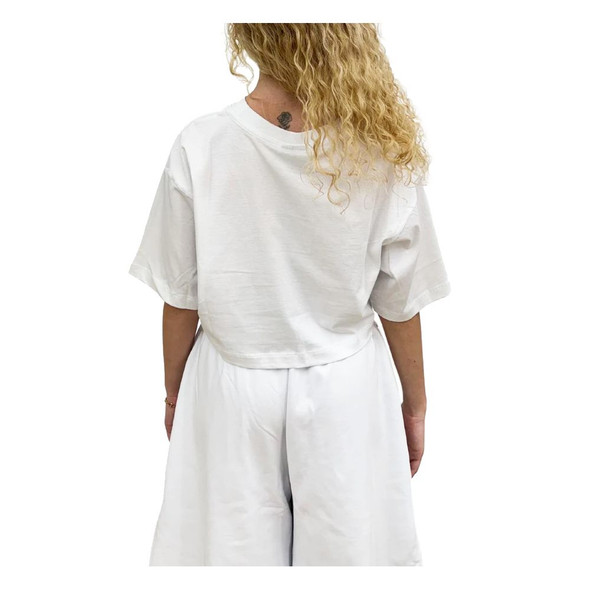 White Cotton Tops & T-Shirt CO-15822 White Cotton Tops & T-Shirt CO-15822