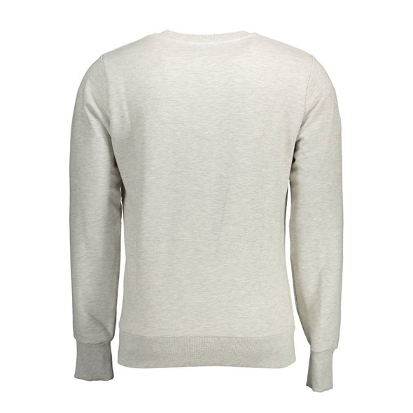 Superdry Gray Cotton Sweater Superdry Gray Cotton Sweater