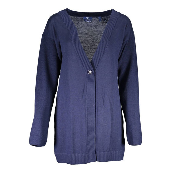 Gant Blue Wool Sweater GA-6622 Gant Blue Wool Sweater GA-6622