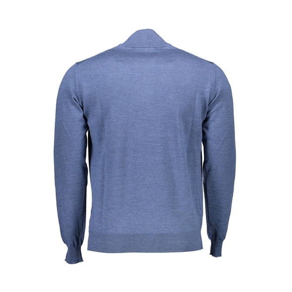 Harmont & Blaine Blue Wool Sweater HA-9407 Harmont & Blaine Blue Wool Sweater HA-9407