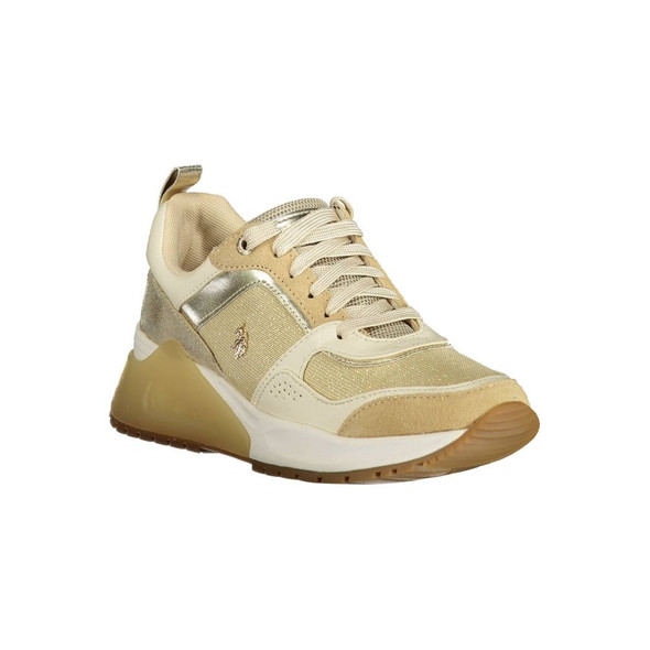 U.S. POLO ASSN. Gold Polyester Sneaker US-13419 U.S. POLO ASSN. Gold Polyester Sneaker US-13419