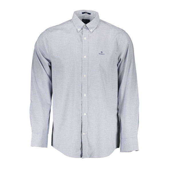 Gant Blue Cotton Shirt GA-14158 Gant Blue Cotton Shirt GA-14158