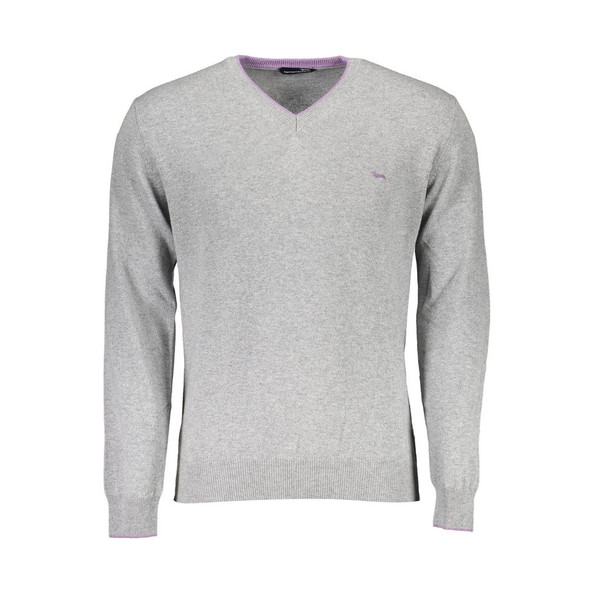 Harmont & Blaine Gray Wool Sweater HA-14206 Harmont & Blaine Gray Wool Sweater HA-14206