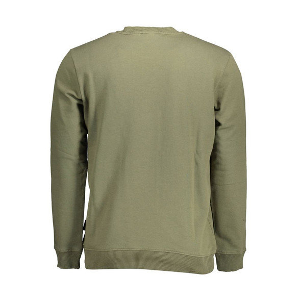 Napapijri Green Cotton Sweater NA-14617 Napapijri Green Cotton Sweater NA-14617