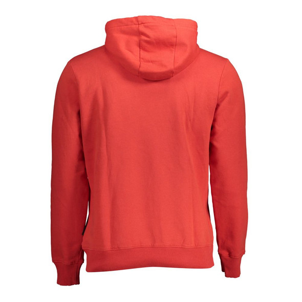 Napapijri Red Cotton Sweater NA-14619 Napapijri Red Cotton Sweater NA-14619