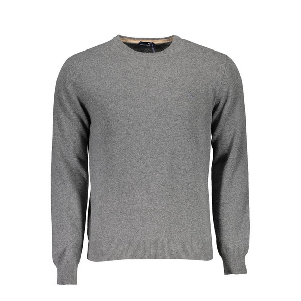 Harmont & Blaine Gray Wool Sweater HA-15650 Harmont & Blaine Gray Wool Sweater HA-15650